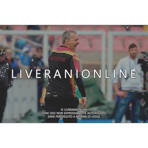 TVEM April 06, 2025 Lecce, Italy - US Lecce vs Venezia FC - Italian soccer serie A 2024/25 - Via Del Mare Stadium. In the pic: coach Marco Giampaolo of US Lecce ©TVEM Emmanuele Mastrodonato - AGENZIA ALDO LIVERANI SAS