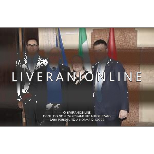 IMOLA 10 04 2025 CONSIGLIO COMUNALE RICORDA RENATO ZANGHERI SINDACO DI BOLOGNA A 100 ANNI DALLA SUA NASCITA NELLA FOTO DA DESTRA SINDCO DI IMOLA MARCO PANIERI, CLAUDIA DALL\'OSSO MOGLIE DI RENATO ZANGHERI ANCHE PRESIDENTE ONORARIO CENTRO STUDI E RICERCA RENATO ZANGHERI,WALTER TEGA PRESIDENTE CENTRO STUDI E RICERCA RENATO ZANGHERI E PRESIDENTE DEL CONSIGLIO COMUNALE ROBERTO VISANI FOTO GIANNI SANNA-AG ALDO LIVERANI SAS