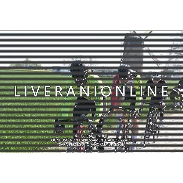 10-04-2025 Allenamento Paris - Roubaix 2025; 2025, Intermarche - Wanty; Gyrmai Hailu, Biniam; Moulin De Vertain; ©SIROTTI - AGENZIA ALDO LIVERANI SAS