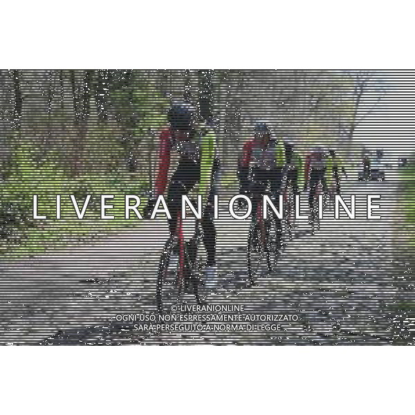 10-04-2025 Allenamento Paris - Roubaix 2025; 2025, Intermarche - Wanty; Arenberg; ©SIROTTI - AGENZIA ALDO LIVERANI SAS