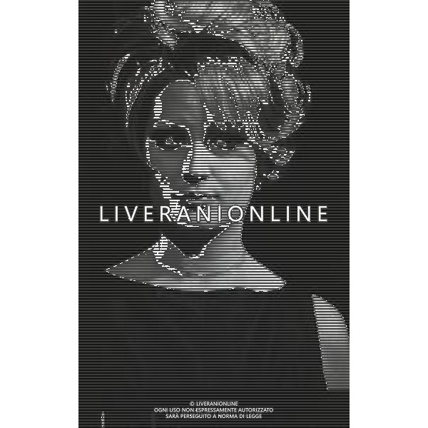 NEG-RETROSPETTIVA MINA MAZZINI CANTANTE NELLA FOTO MINA MAZZINI NELL\'ANNO 1965 AG ALDO LIVERANI SAS