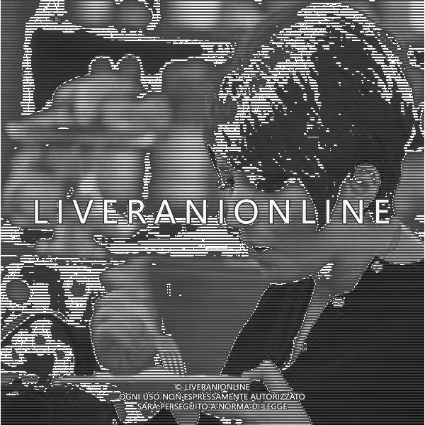 NEG-RETROSPETTIVA MINA MAZZINI CANTANTE NELLA FOTO MINA MAZZINI NELL\'ANNO 1967 FOTO PIERO PASCUTTINI-ARCHIVIO GIOVANNI LIVERANI-AG ALDO LIVERANI SAS