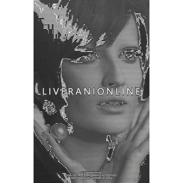 NEG-RETROSPETTIVA MINA MAZZINI CANTANTE NELLA FOTO MINA MAZZINI NELL\'ANNO 1967 FOTO PIERO PASCUTTINI-ARCHIVIO GIOVANNI LIVERANI-AG ALDO LIVERANI SAS