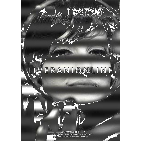 NEG-RETROSPETTIVA MINA MAZZINI CANTANTE NELLA FOTO MINA MAZZINI NELL\'ANNO 1967 FOTO PIERO PASCUTTINI-ARCHIVIO GIOVANNI LIVERANI-AG ALDO LIVERANI SAS