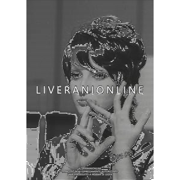 NEG-RETROSPETTIVA MINA MAZZINI CANTANTE NELLA FOTO MINA MAZZINI NELL\'ANNO 1967 FOTO PIERO PASCUTTINI-ARCHIVIO GIOVANNI LIVERANI-AG ALDO LIVERANI SAS