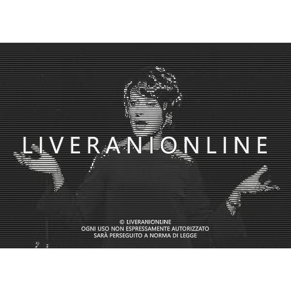 NEG-RETROSPETTIVA MINA MAZZINI CANTANTE NELLA FOTO MINA MAZZINI NELL\'ANNO 1967 FOTO PIERO PASCUTTINI-ARCHIVIO GIOVANNI LIVERANI-AG ALDO LIVERANI SAS