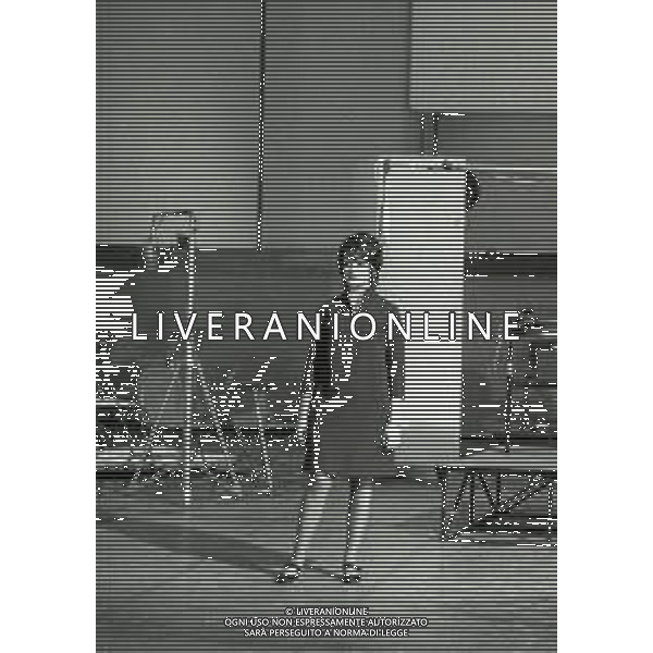 NEG-RETROSPETTIVA MINA MAZZINI CANTANTE NELLA FOTO MINA MAZZINI NELL\'ANNO 1967 FOTO PIERO PASCUTTINI-ARCHIVIO GIOVANNI LIVERANI-AG ALDO LIVERANI SAS