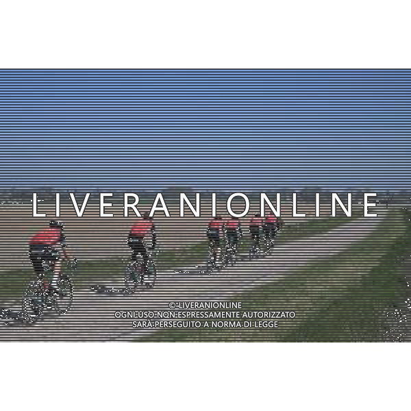 11-04-2025 Allenamento 2 Paris - Roubaix 2025; 2025, Arkea - Beb Hotel; Orchies; FOTO STEFANO SIROTTI-AG ALDO LIVERANI SAS