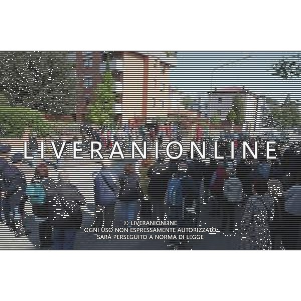 IMOLA 12 04 2025 commemorazione delle vittime dell\'eccidio di Pozzo Becca NELLA FOTO SINDACO MARCO PANIERI PARLA AI PRESENTI ©SANNA - AG ALDO LIVERANI SAS