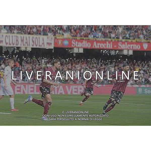 12 04 2025 - Salerno. Stadio Arechi. Campionato Serie B. Salernitana-Sud Tirol Nella foto esultanza di Paolo Ghiglione dopo gol 1-0 Foto Giuseppe Cuozzo/Agenzia Liverani- AGENZIA ALDO LIVERANI SAS