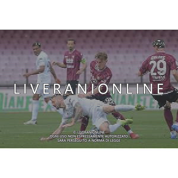 12 04 2025 - Salerno. Stadio Arechi. Campionato Serie B. Salernitana-Sud Tirol Nella foto Daniele Casiraghi, Federico Zuccon Foto Giuseppe Cuozzo/Agenzia Liverani- AGENZIA ALDO LIVERANI SAS