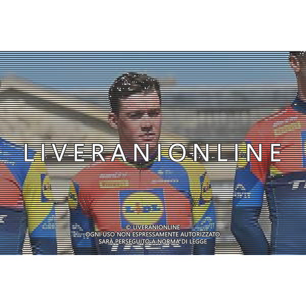 12-04-2025 Presentazione Squadre Paris - Roubaix 2025; 2025, Lidl - Trek; Pedersen, Mads; Compiegne; ©SIROTTI - AGENZIA ALDO LIVERANI SAS