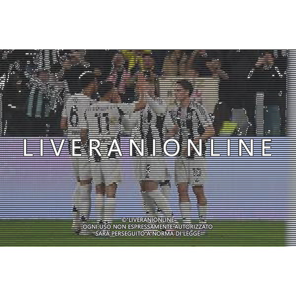 TVMV-Torino 12.04.2025 Allianz Stadium @Manuela Viganti /Ag. Aldo Liverani sas Juventus vs Lecce Campionato Calcio Serie A Enilive 2024/2025 32a giornata Nella foto: esultanza juventus dopo il gol di kenan yildiz ©TVMV Viganti - AGENZIA ALDO LIVERANI SAS