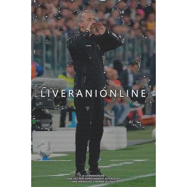 TVEM April 12, 2025 Torino, Italy - Juventus FC vs US Lecce - Italian soccer serie A 2024/25 - Allianz Stadium. In the pic: coach Marco Giampaolo of US Lecce ©TVEM Emmanuele Mastrodonato - AGENZIA ALDO LIVERANI SAS