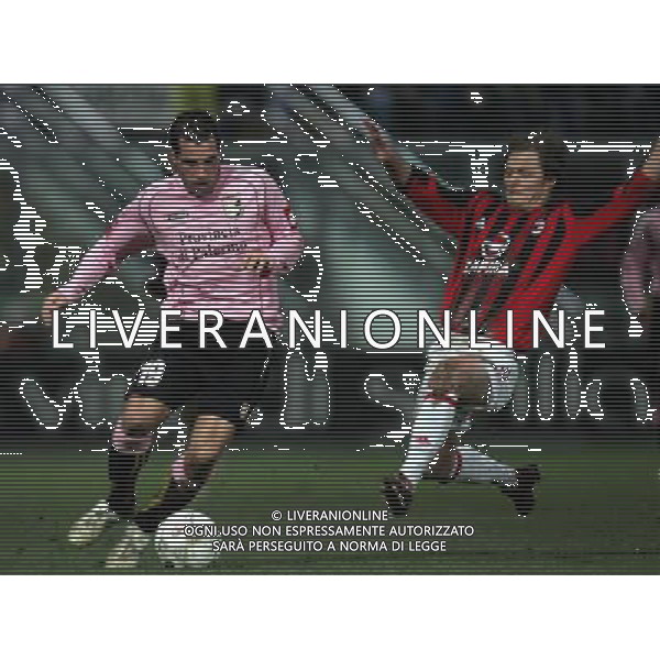 PALERMO 31/01/2006 COPPA ITALIA TIM 2005/06 PALERMO - MILAN NELLA FOTO mariano gonzalez-vogel ph AG. ALDO LIVERANI