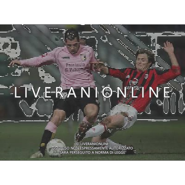 PALERMO 31/01/2006 COPPA ITALIA TIM 2005/06 PALERMO - MILAN NELLA FOTO MARIANO GONZALEZ - VOGEL ph AG. ALDO LIVERANI