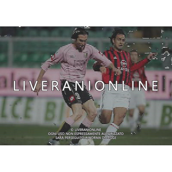 PALERMO 31/01/2006 COPPA ITALIA TIM 2005/06 PALERMO - MILAN NELLA FOTO GOL CARACCIOLO ph AG. ALDO LIVERANI