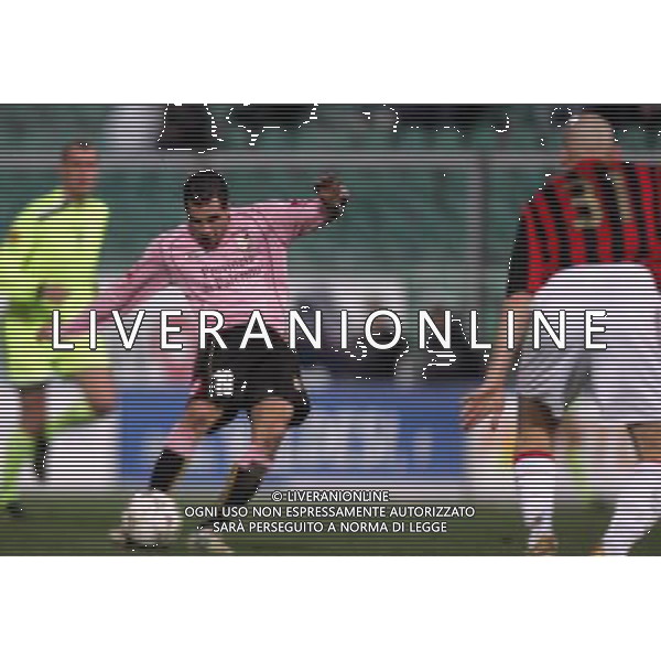 PALERMO 31/01/2006 COPPA ITALIA TIM 2005/06 PALERMO - MILAN NELLA FOTO GOL GONZALEZ ph AG. ALDO LIVERANI
