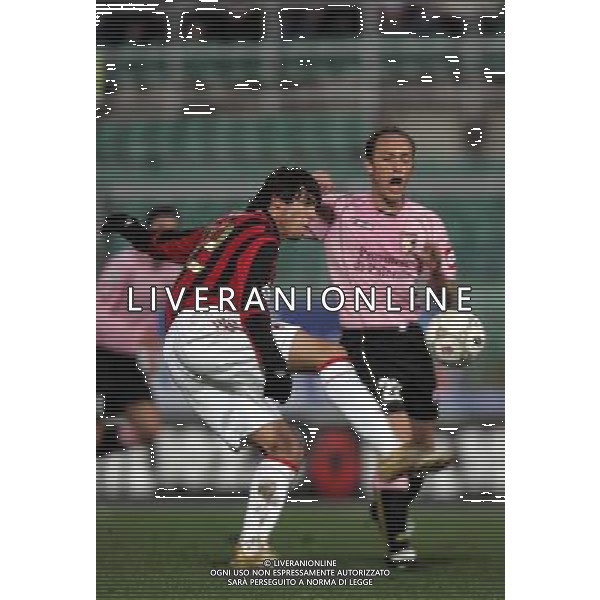 PALERMO 31/01/2006 COPPA ITALIA TIM 2005/06 PALERMO - MILAN NELLA FOTO KAKA - MUTARELLI ph AG. ALDO LIVERANI