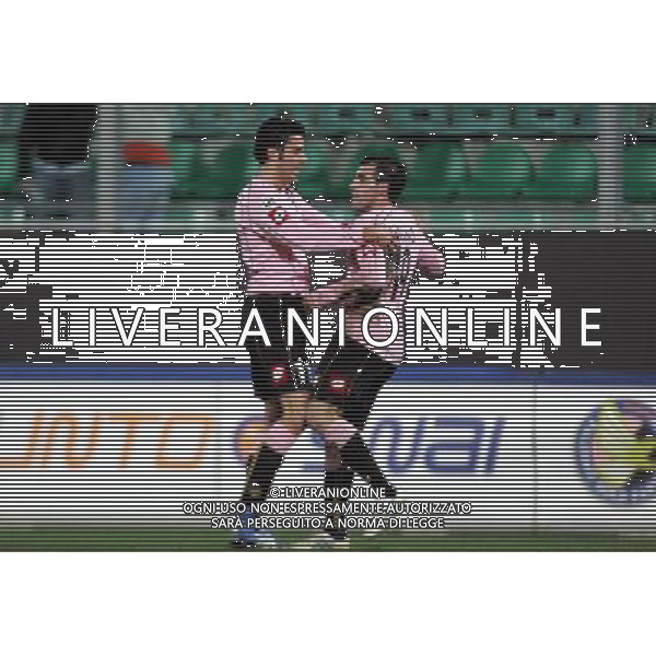 PALERMO 31/01/2006 COPPA ITALIA TIM 2005/06 PALERMO - MILAN NELLA FOTO GONZALEZ - GROSSO ph AG. ALDO LIVERANI