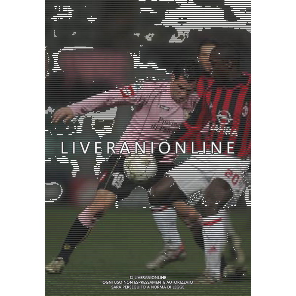PALERMO 31/01/2006 COPPA ITALIA TIM 2005/06 PALERMO - MILAN NELLA FOTO GONZALEZ - SEEDORF ph AG. ALDO LIVERANI
