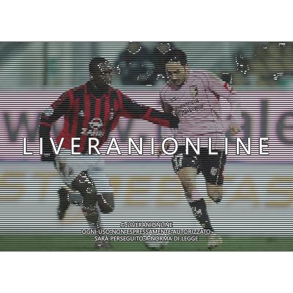 PALERMO 31/01/2006 COPPA ITALIA TIM 2005/06 PALERMO - MILAN NELLA FOTO di michele - seedorf ph AG. ALDO LIVERANI