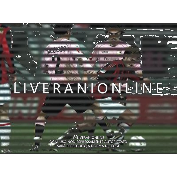 PALERMO 31/01/2006 COPPA ITALIA TIM 2005/06 PALERMO - MILAN NELLA FOTO gilardino ph AG. ALDO LIVERANI