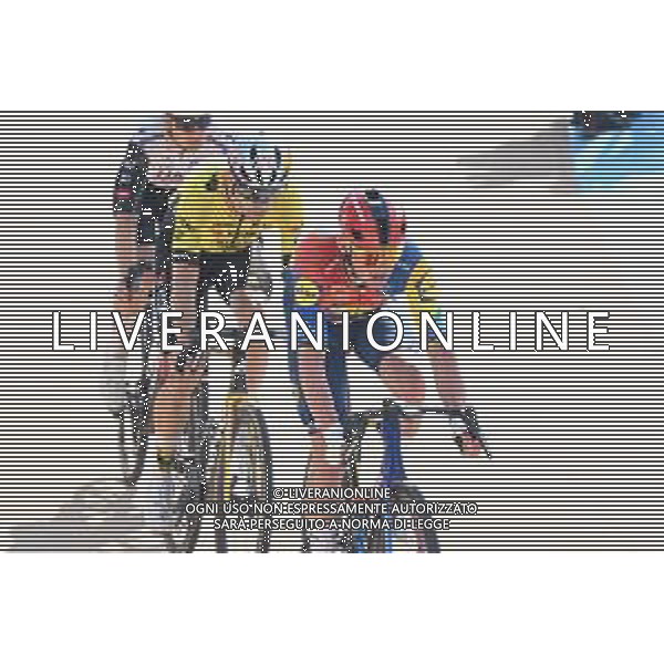 13-04-2025 Paris - Roubaix; 2025, Lidl - Trek; 2025, Visma - Lease A Bike; Pedersen, Mads; Van Aert, Wout; Roubaix; ©SIROTTI - AGENZIA ALDO LIVERANI SAS