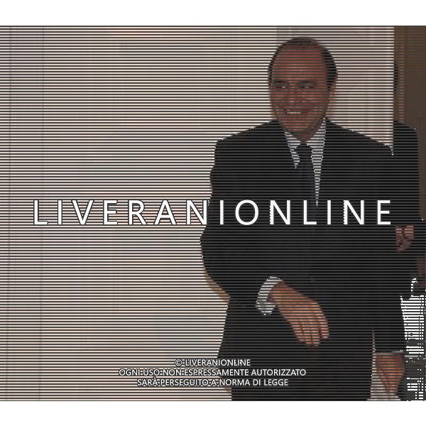 ROMA, 31 GENNAIO 2006 PORTA A PORTA CON SILVIO BERLUSCONI. NELLA FOTO: BRUNO VESPA PH AGENZIA ALDO LIVERANI