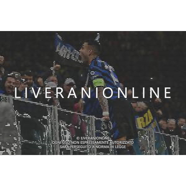 Inter vs Bayern Monaco nella foto Lautaro Martinez (Inter) esultanza dopo il gol dell\'1 a 1 Milano 16-04-2025 Stadio Giuseppe Meazza - San Siro UEFA Champions League quarti di finale gara di ritorno foto Roberto Garavaglia/Agenzia Aldo Liverani sas- AGENZIA ALDO LIVERANI SAS