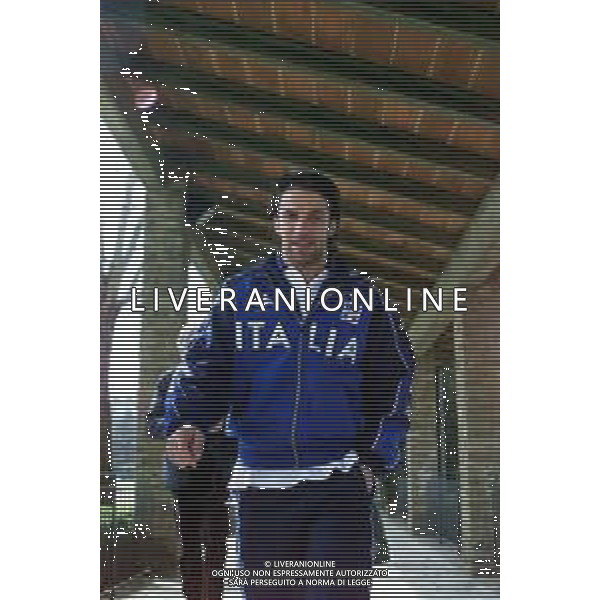 DIG- RADUNO E ALLENAMENTO NAZIONALE ITALIANA CALCIO A COVERCIANO 20 MARZO 2001 NELLA FOTO ALESSANDRO DEL PIERO AGENZIA ALDO LIVERANI SAS