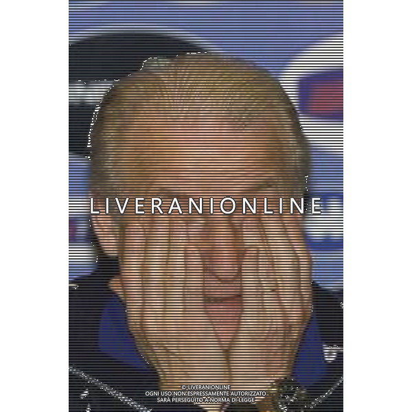DIG- RADUNO E ALLENAMENTO NAZIONALE ITALIANA CALCIO A COVERCIANO 20 MARZO 2001 NELLA FOTO L’ALLENATORE GIOVANNI TRAPATTONI IN CONFERENZA STAMPA AGENZIA ALDO LIVERANI SAS