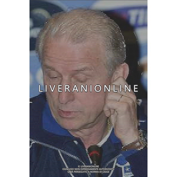 DIG- RADUNO E ALLENAMENTO NAZIONALE ITALIANA CALCIO A COVERCIANO 20 MARZO 2001 NELLA FOTO L’ALLENATORE GIOVANNI TRAPATTONI IN CONFERENZA STAMPA AGENZIA ALDO LIVERANI SAS