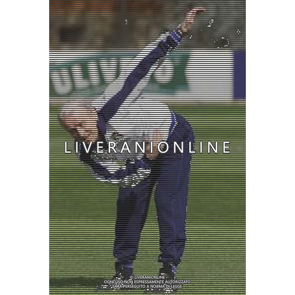 DIG- RADUNO E ALLENAMENTO NAZIONALE ITALIANA CALCIO A COVERCIANO 20 MARZO 2001 NELLA FOTO L’ALLENATORE GIOVANNI TRAPATTONI AGENZIA ALDO LIVERANI SAS