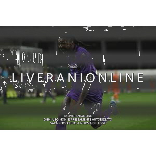 TVRG Fiorentina vs Celje nella foto Moise Kean (Fiorentina) esultanza dopo il gol del 2 a 2 Firenze 17-04-2025 Stadio Artemio Franchi UEFA Conference League quarti di finale gara di ritorno foto Roberto Garavaglia/Agenzia Aldo Liverani sas