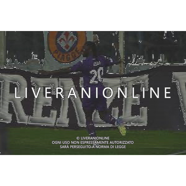TVRG Fiorentina vs Celje nella foto Moise Kean (Fiorentina) esultanza dopo il gol del 2 a 2 Firenze 17-04-2025 Stadio Artemio Franchi UEFA Conference League quarti di finale gara di ritorno foto Roberto Garavaglia/Agenzia Aldo Liverani sas