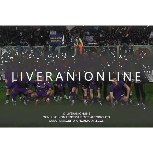 TVRG Fiorentina vs Celje nella foto esultanza finale Fiorentina Firenze 17-04-2025 Stadio Artemio Franchi UEFA Conference League quarti di finale gara di ritorno foto Roberto Garavaglia/Agenzia Aldo Liverani sas