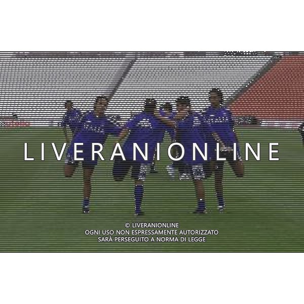 DIG- ALLENAMENTO NAZIONALE ITALIANA CALCIO 05 SETTEMBRE 2000 NELLA FOTO FILIPPO INZAGHI E ALESSANDRO NESTA AGENZIA ALDO LIVERANI SAS