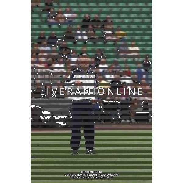 DIG- ALLENAMENTO NAZIONALE ITALIANA CALCIO 05 SETTEMBRE 2000 NELLA FOTO L’ALLENATORE GIOVANNI TRAPATTONI AGENZIA ALDO LIVERANI SAS