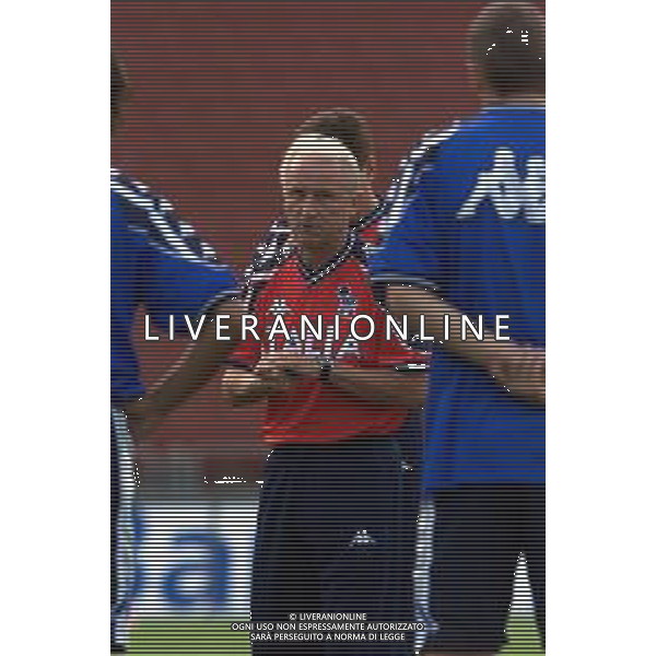 DIG- ALLENAMENTO NAZIONALE ITALIANA CALCIO 05 SETTEMBRE 2000 NELLA FOTO L’ALLENATORE GIOVANNI TRAPATTONI AGENZIA ALDO LIVERANI SAS