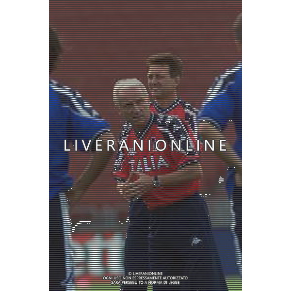 DIG- ALLENAMENTO NAZIONALE ITALIANA CALCIO 05 SETTEMBRE 2000 NELLA FOTO L’ALLENATORE GIOVANNI TRAPATTONI AGENZIA ALDO LIVERANI SAS