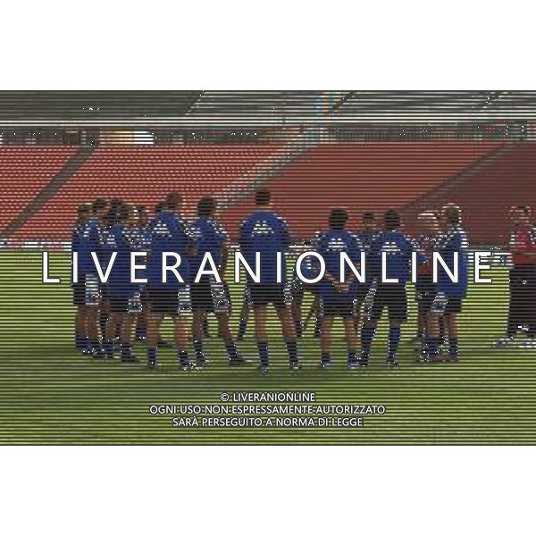 DIG- ALLENAMENTO NAZIONALE ITALIANA CALCIO 05 SETTEMBRE 2000 NELLA FOTO L’ALLENATORE GIOVANNI TRAPATTONI AGENZIA ALDO LIVERANI SAS
