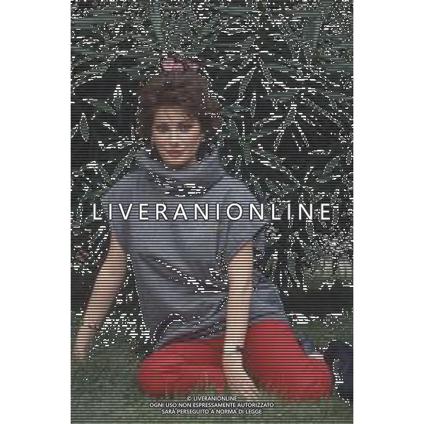 DIAP-RETROSPETTIVA EDWIGE FENECH ATTRICE NELLA FOTO EDWIGE FENECH NELL\'ANNO 1985 A ROMA FOTO EDGARDO DELLA SCORCIOSA-AG ALDO LIVERANI SAS  