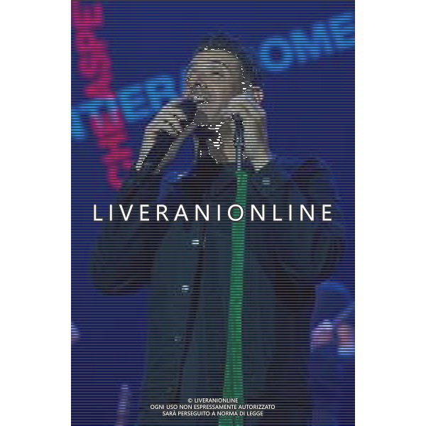 Roma - 17 Aprile 2025 Concerto di Francesco Gabbani - DALLA TUA PARTE TOUR 2025 Nella Foto: Francesco Gabbani  Andrea Bracaglia- AGENZIA ALDO LIVERANI SAS