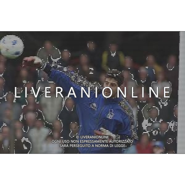 DIG- ALLENAMENTO NAZIONALE ITALIANA CALCIO A MONFALCONE 27 MARZO 2001 NELLA FOTO FRANCESCO TOLDO AGENZIA ALDO LIVERANI SAS