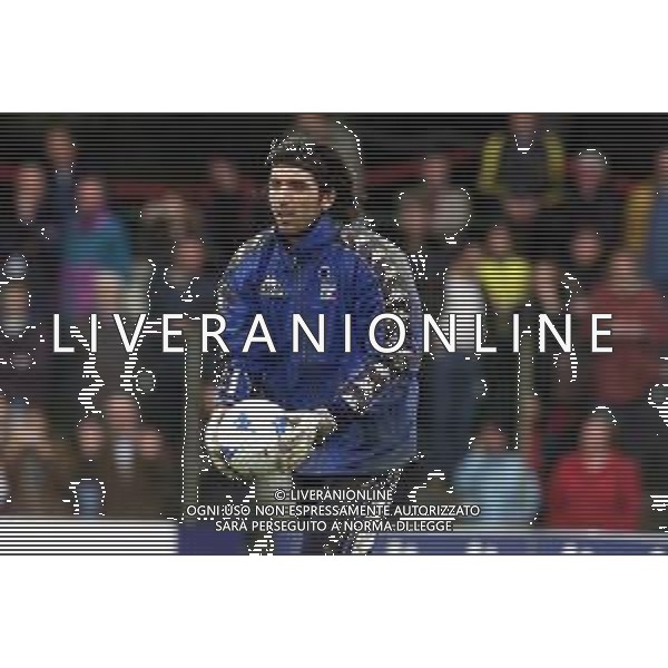 DIG- ALLENAMENTO NAZIONALE ITALIANA CALCIO A MONFALCONE 27 MARZO 2001 NELLA FOTO GIANLUIGI BUFFON AGENZIA ALDO LIVERANI SAS