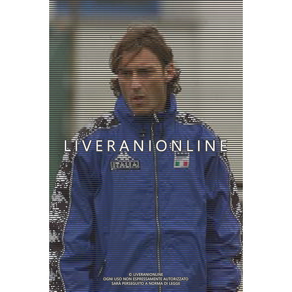 DIG- ALLENAMENTO NAZIONALE ITALIANA CALCIO A MONFALCONE 27 MARZO 2001 NELLA FOTO FRANCESCO TOTTI AGENZIA ALDO LIVERANI SAS