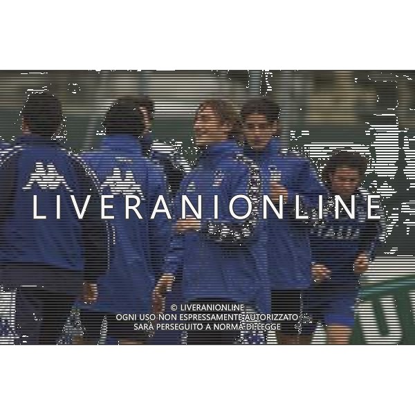 DIG- ALLENAMENTO NAZIONALE ITALIANA CALCIO A MONFALCONE 27 MARZO 2001 NELLA FOTO FRANCESCO TOTTI AGENZIA ALDO LIVERANI SAS