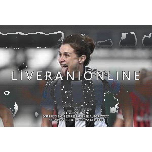 TVRG Juventus vs Milan nella foto Cristiana Girelli (Juventus) esultanza dopo il gol dell\'1 a 0 Biella 18-04-2025 Stadio Alessandro La Marmora - Vittorio Pozzo Campionato Serie A Femminile eBay - 7a giornata Poule Scudetto foto Roberto Garavaglia/Agenzia Aldo Liverani sas