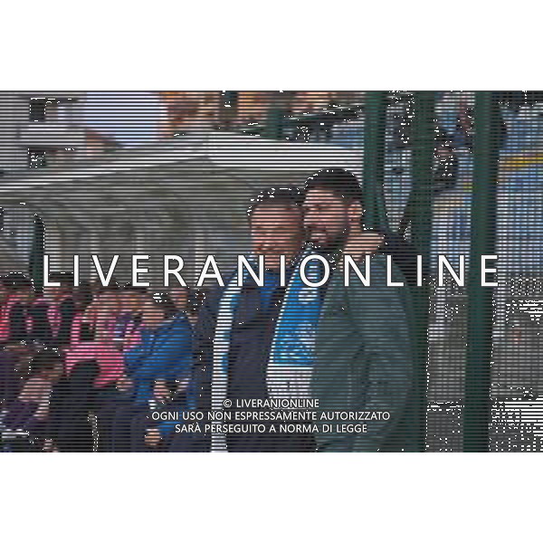 Saluto tra Fresco Luigi allenatore e presidente della Virtus Verona e Andrea Chiappella allenatore della Giana Erminio Giana Erminio vs Virtus Verona Gorgonzola 18-04-2025 Stadio Citta’ di Gorgonzola Trentasettesima giornata campionato Serie C Non foto Ricky Monteiro Martins/Agenzia Liverani sas- AGENZIA ALDO LIVERANI SAS